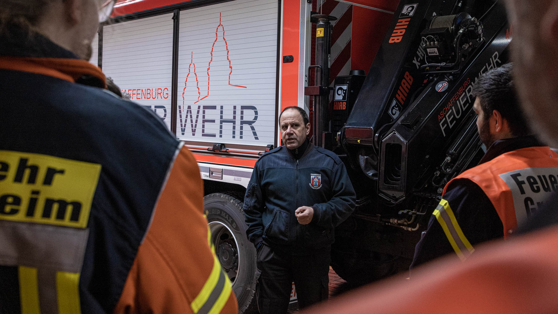 Zu Besuch bei der Feuerwehr Aschaffenburg